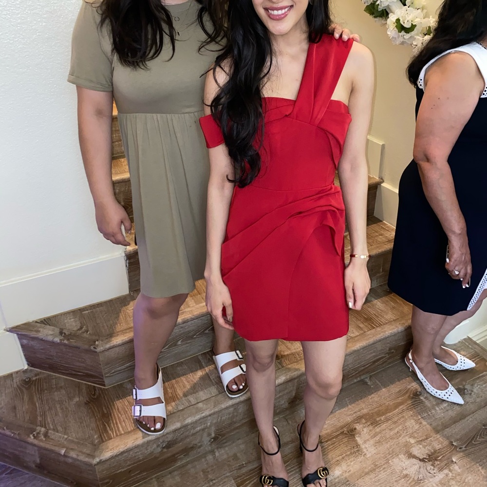 C/MEO Red Caliber Mini Dress from Revolve - Picture 3 of 6